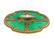 Continental Green Enamel Hand Mirror, c1900 - 3