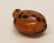 Chinese Orange Glass Spotted Leopard Snuff Bottle - 3