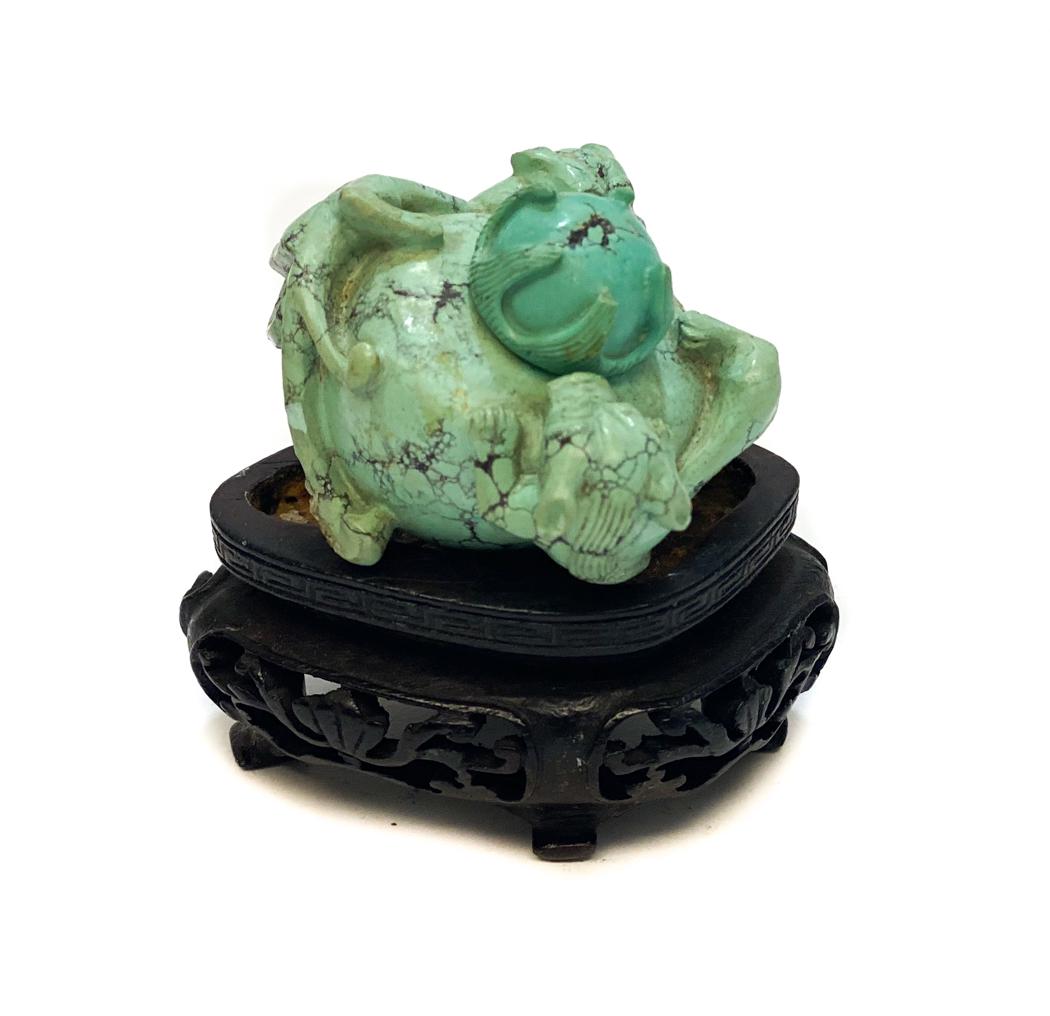 Chinese Turquoise snuff bottle (1 of 4)