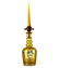 Continental Large Amber Glass Decanter