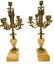 Pair French Champleve 5-Light Candelabra - 4