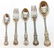 Tiffany Sterling Silver Flatware Set English King - 9