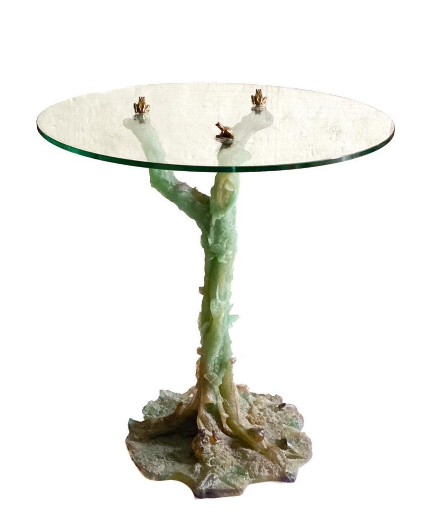 Daum France Pate-De-Verre Frog Table (1 of 5)