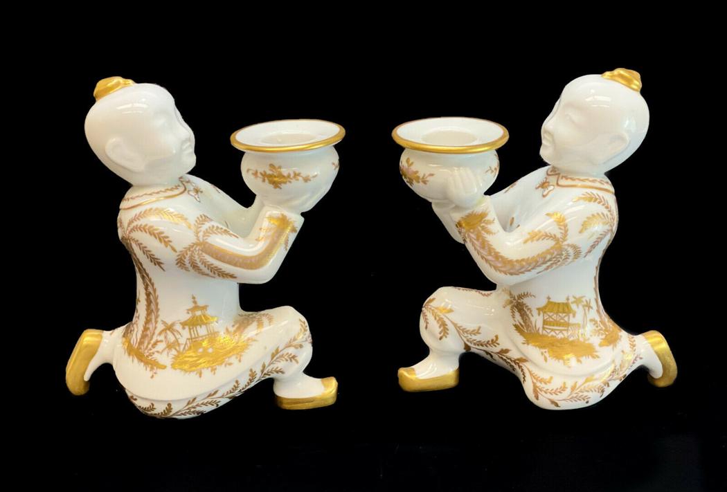 Tiffany Le Tallec Candlesticks Dore Chinois (1 of 3)