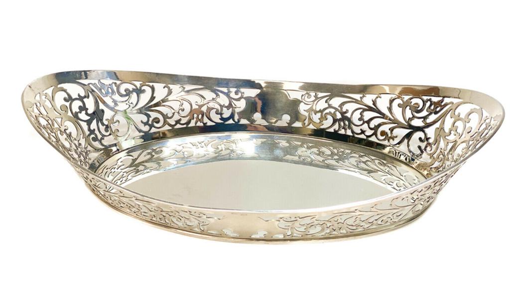 Pradella Ilario Puiforcat Sterling Silver Oval Tray (1 of 5)