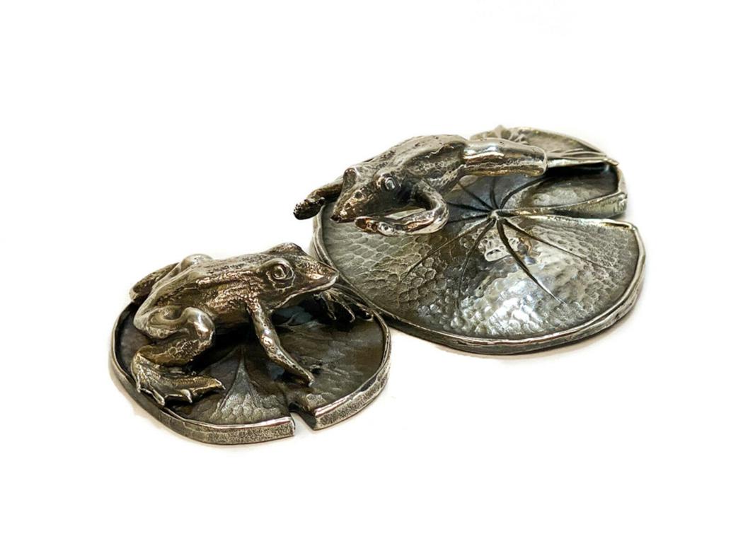 Mazzucato Italian Sterling Silver Frog  Figurine (1 of 6)