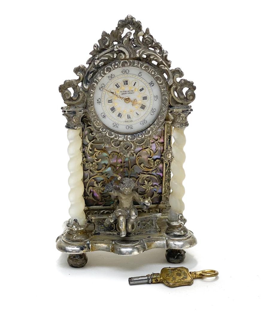 Tiffany & Co Silver Clock (1 of 7)