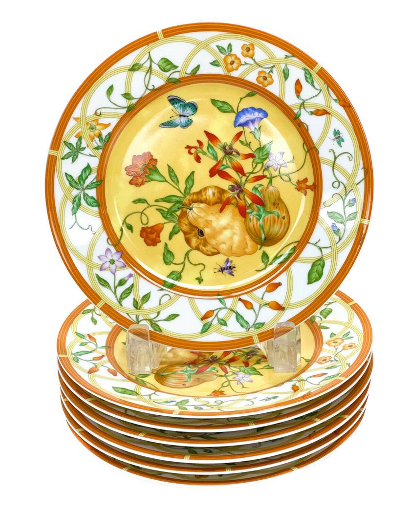 7 Hermes Salad Plates in La Siesta (1 of 5)