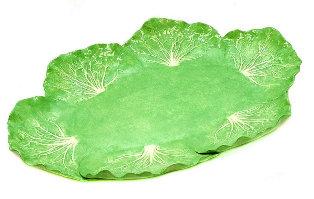 Dodie Thayer Jupiter Lettuce 18 in Platter (1 of 5)