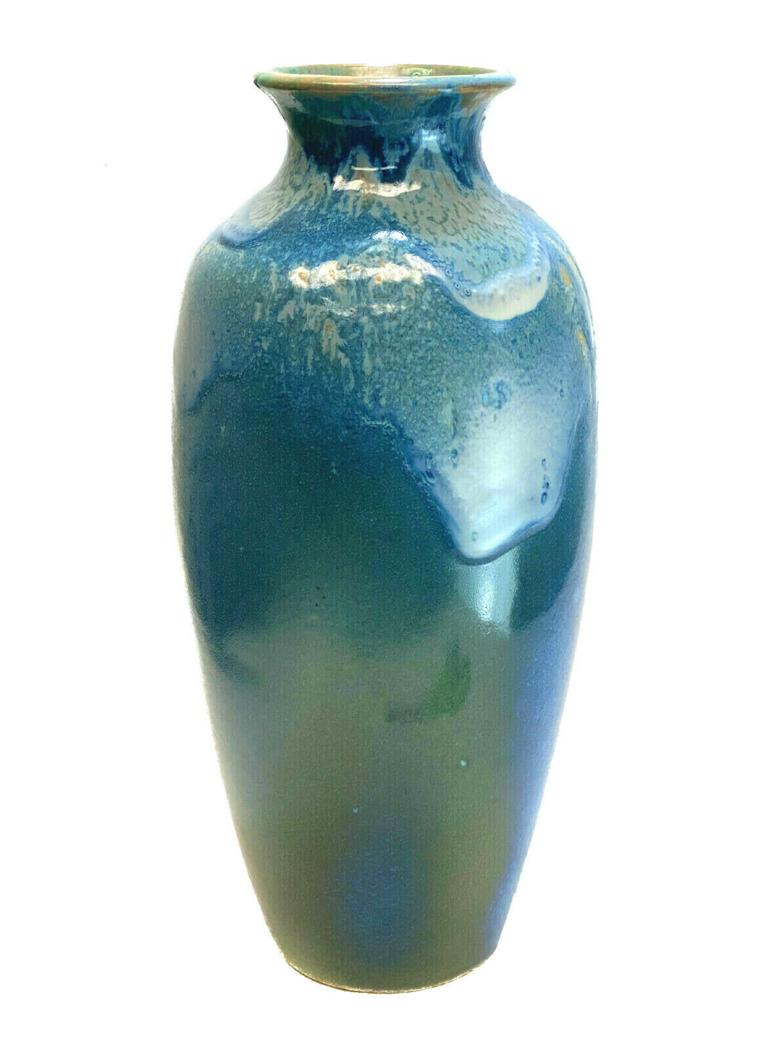 Rookwood LX Ceramic Pottery Blue Vase, #29848 (1 of 5)