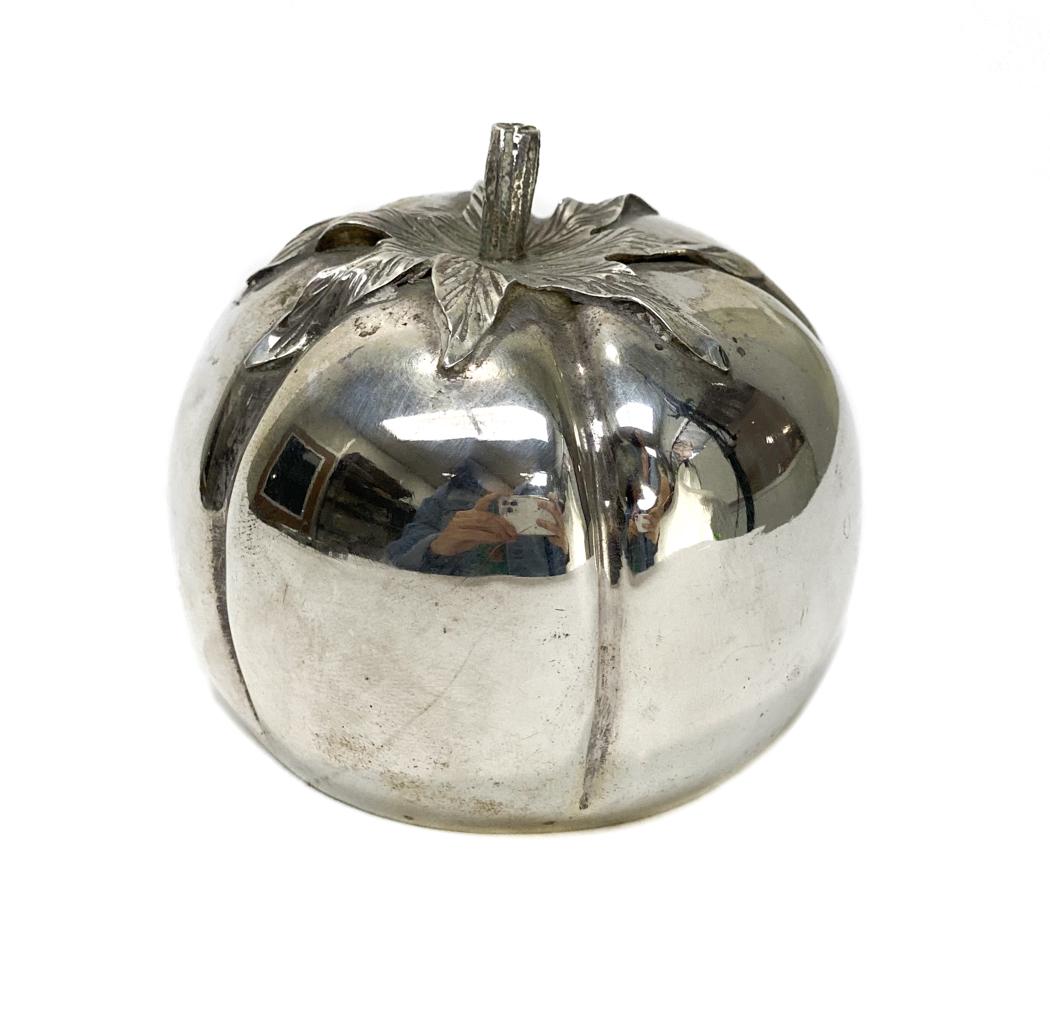 Tacchi & Loprieno 800 Silver Tomato Match Box (1 of 4)