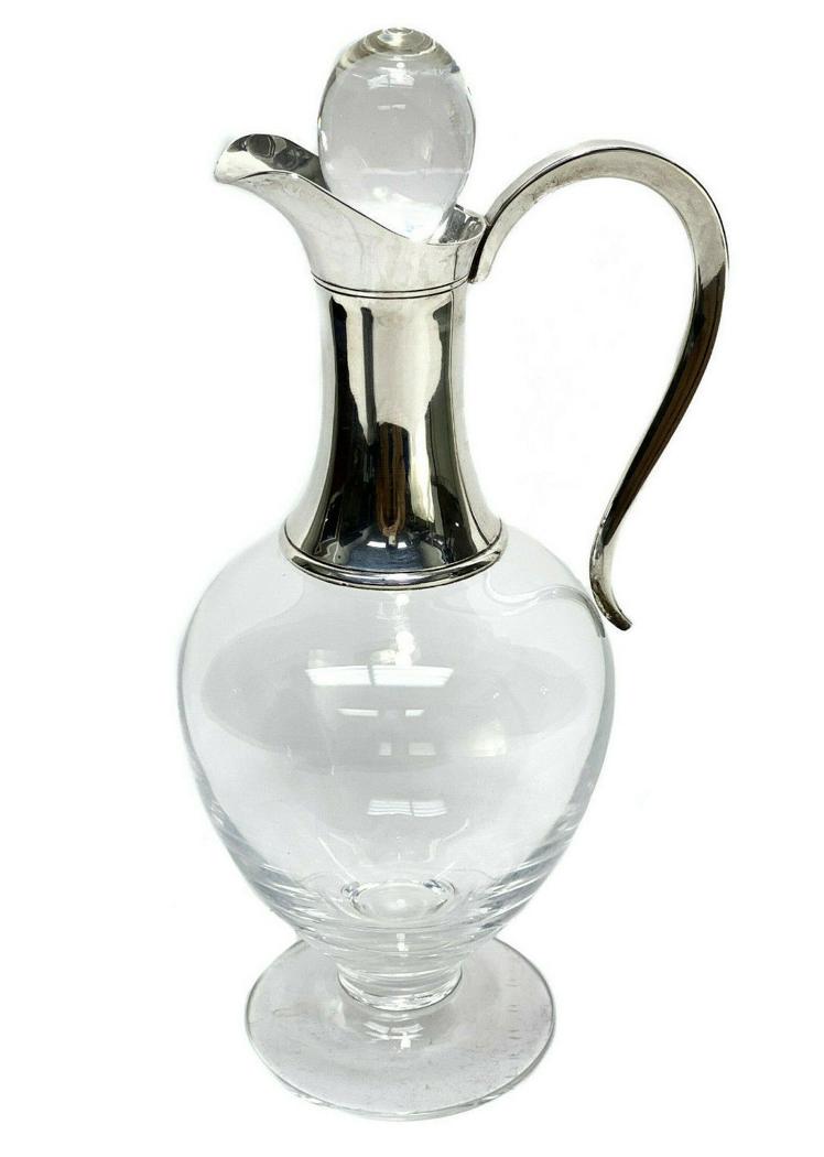 Asprey London Sterling Silver and Glass Carafe Jug, (1 of 7)