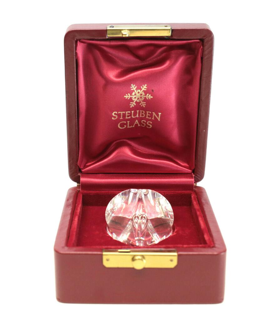 Steuben Heart Figurine or Paperweight, Original Box (1 of 7)