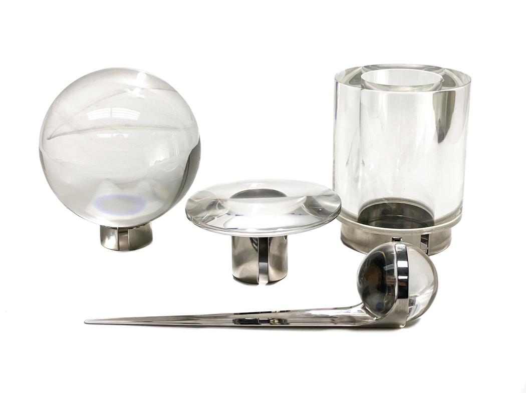 Steuben Desk Set by Peter Yanawine, 1975 (1 of 7)