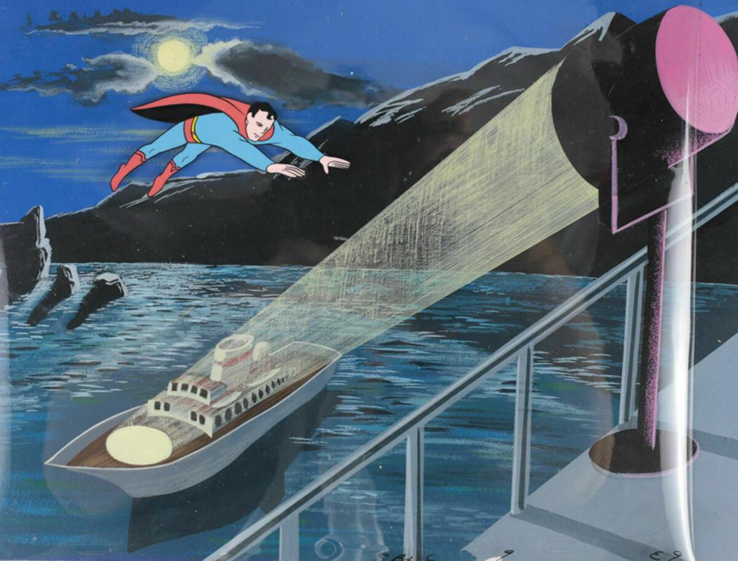 Animation Cel, Superman c1966 (1 of 4)