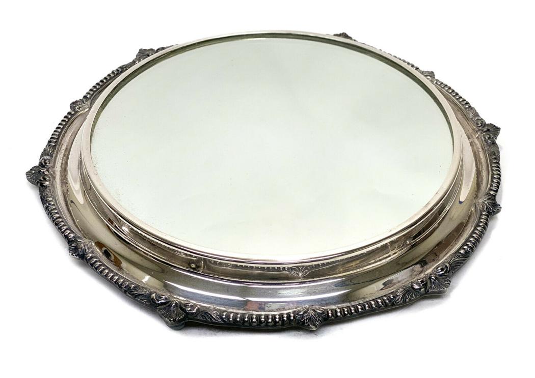 Continental Silver Plate Mirrored Plateau Tray (1 of 5)