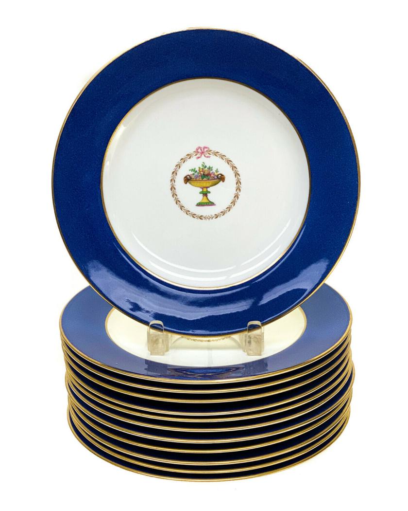 12 Copeland Spode England Porcelain Cobalt Dinner (1 of 5)