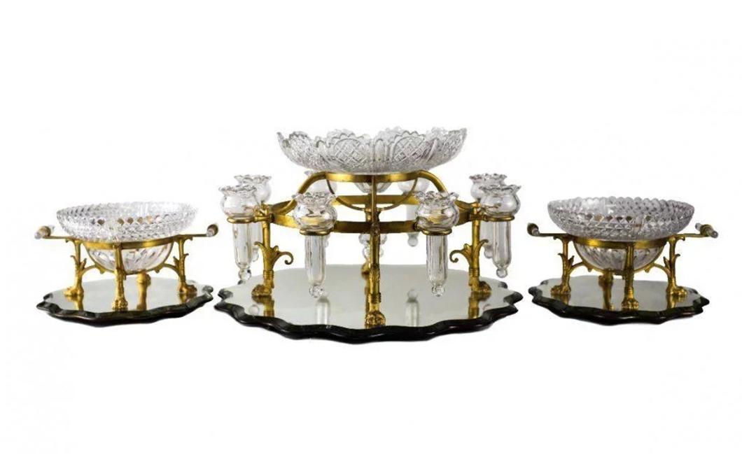 F & C Osler Ormolu Epergne Table Garniture (1 of 3)