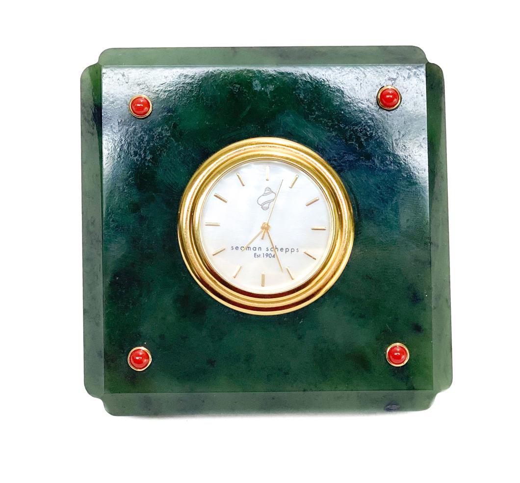 Seaman Schepps Jade Clock (1 of 6)