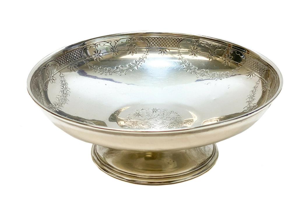 Tiffany & Co. Sterling Silver  Footed Bowl #8010 (1 of 4)
