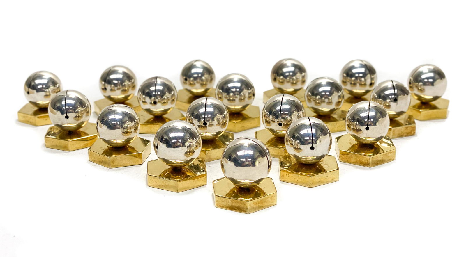 Bvlgari Sterling Silver Place Card Holders (1 of 6)