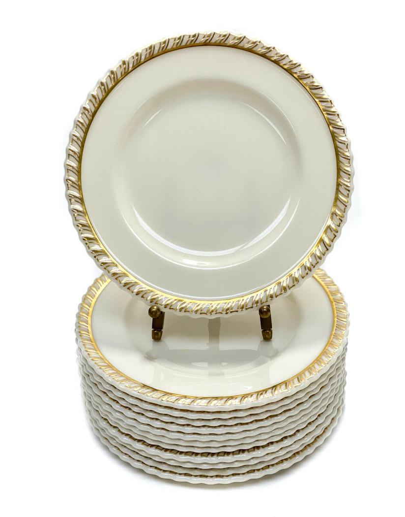 12 Lenox Tiffany & Co. Porcelain Bread & Butter Plates (1 of 3)