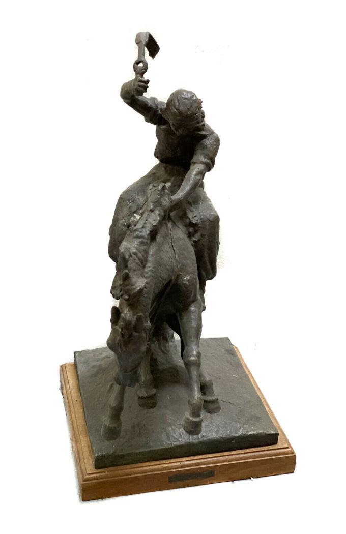 JosÃ© Belloni  Gilt Bronze Sculpture, Jineteando (1 of 5)