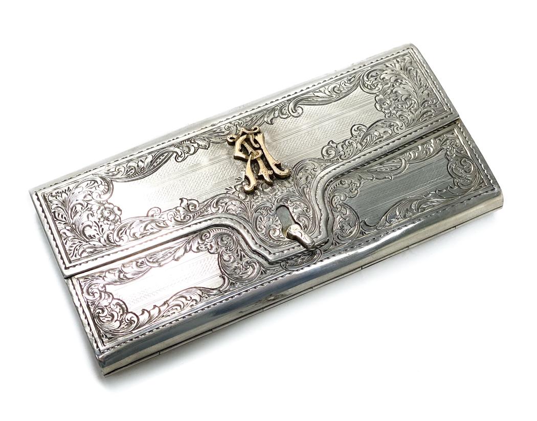 Russian 84 Silver Cigarette Case 1858 (1 of 13)