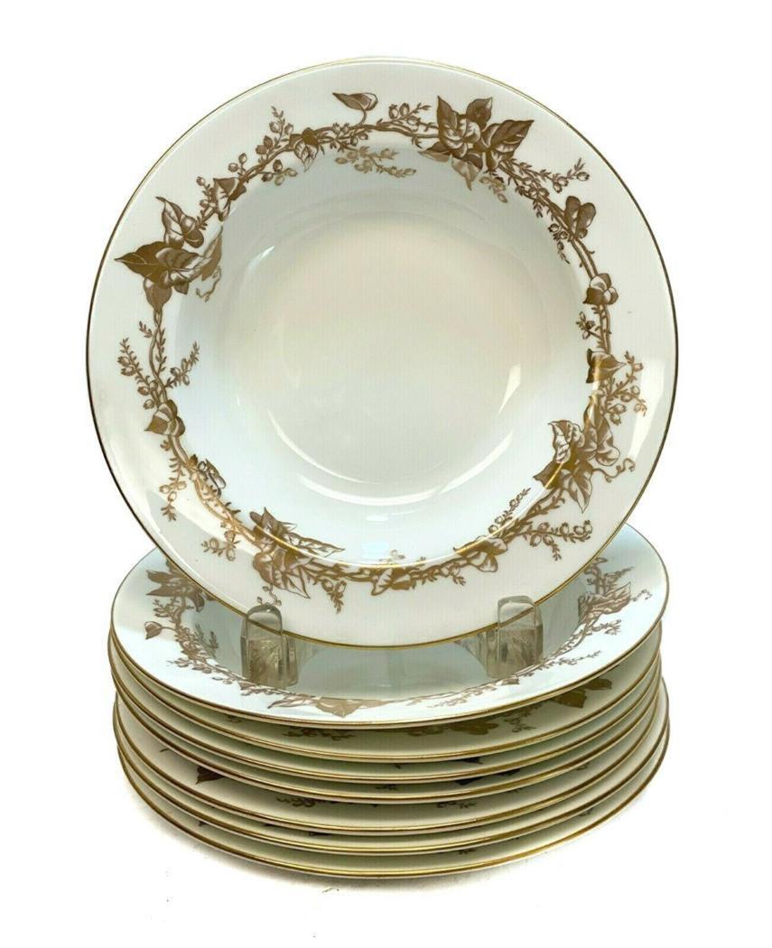 8 Minton  Porcelain Rimmed Soup Bowls (1 of 3)