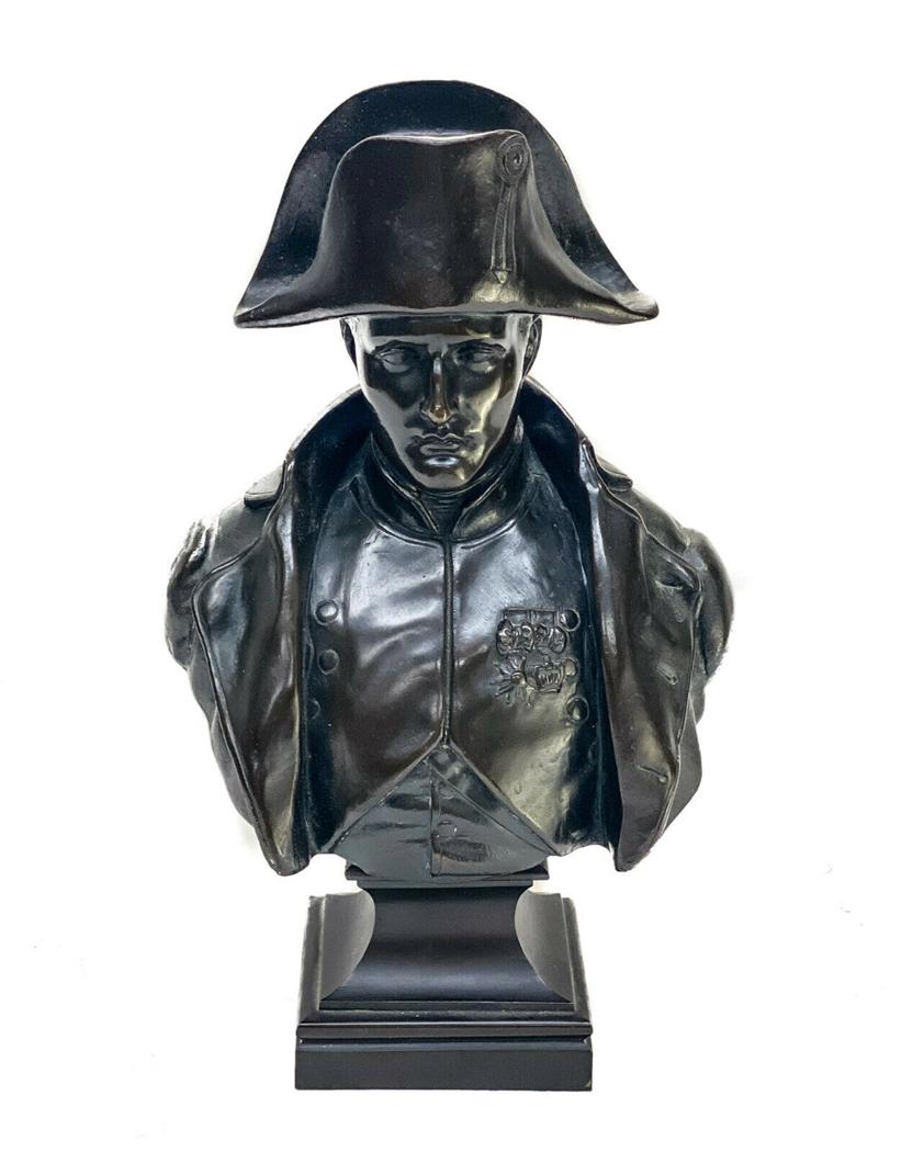 Continental Patinated Bronze Napoleon Bust by Rollin (1 of 7)