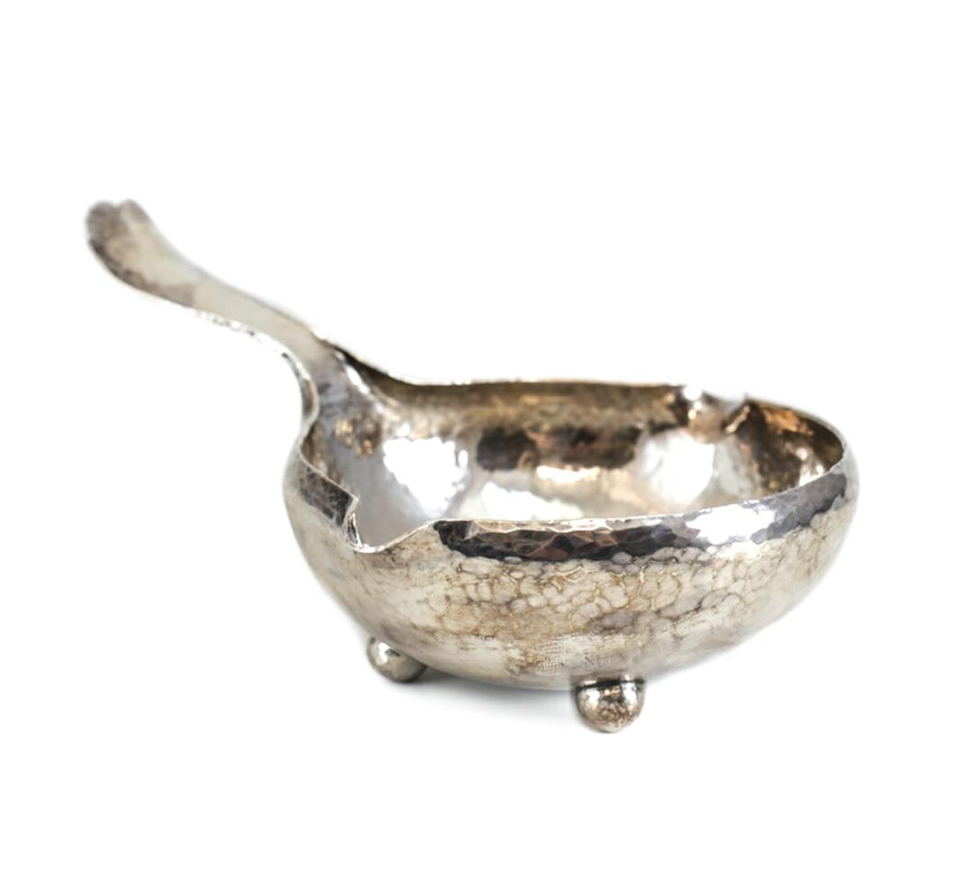 Whiting Sterling Silver Hand Hammered  Gravy Boat (1 of 3)