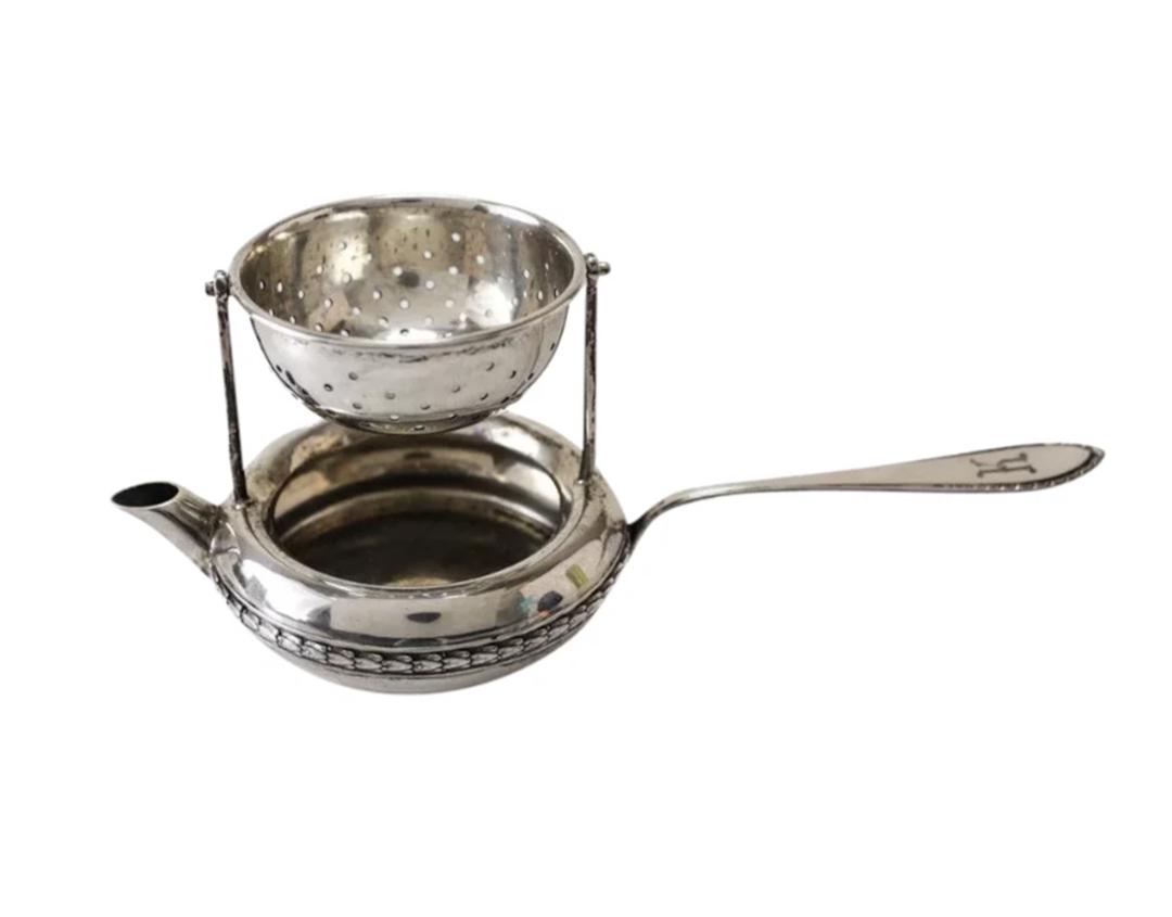 Gebruder Koberlin German 800 Silver Tea Strainer (1 of 5)