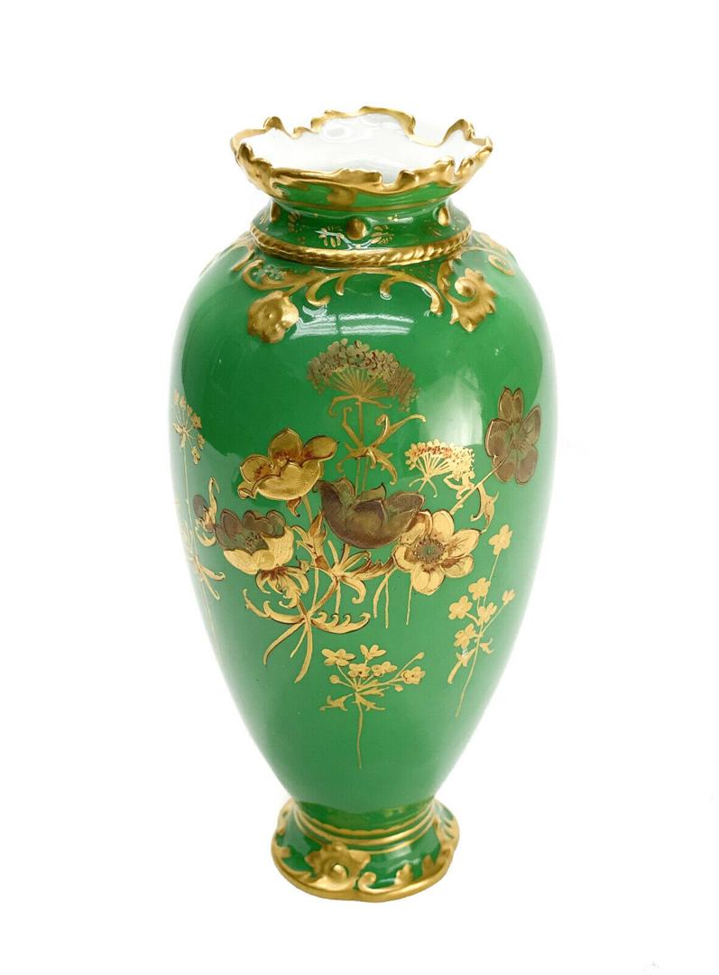Royal Crown Derby Tiffany & Co. Porcelain Floral Vase (1 of 5)