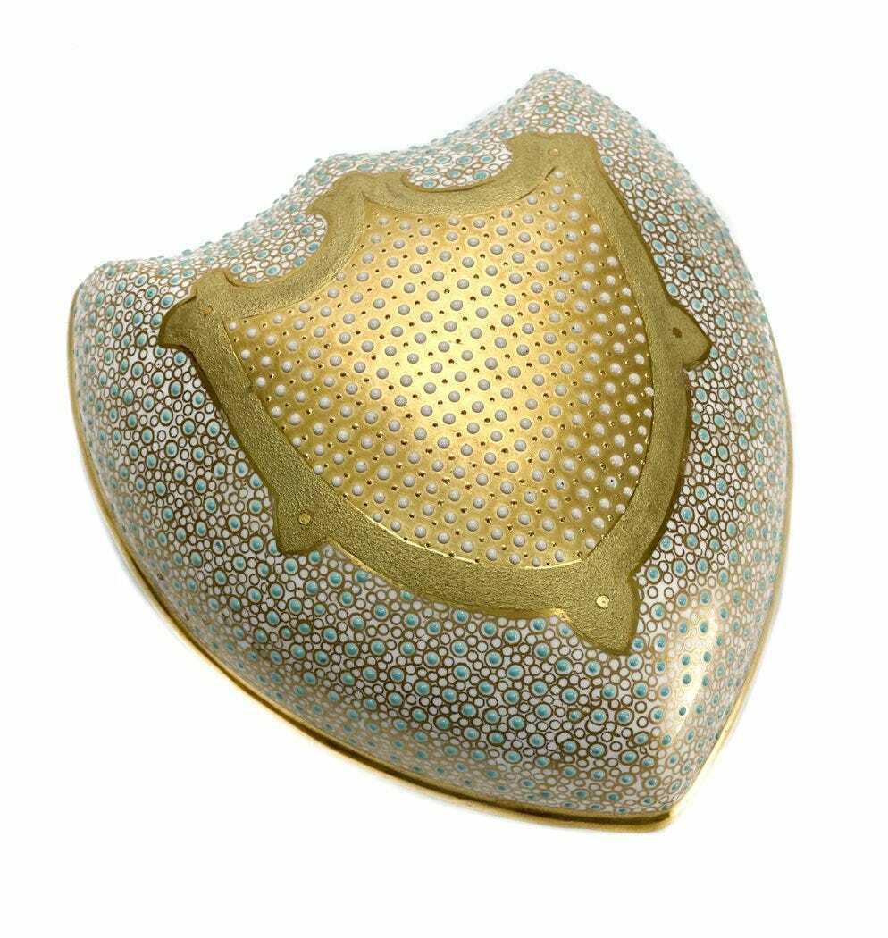 Coalport England Porcelain Enamel Jeweled Box (1 of 6)