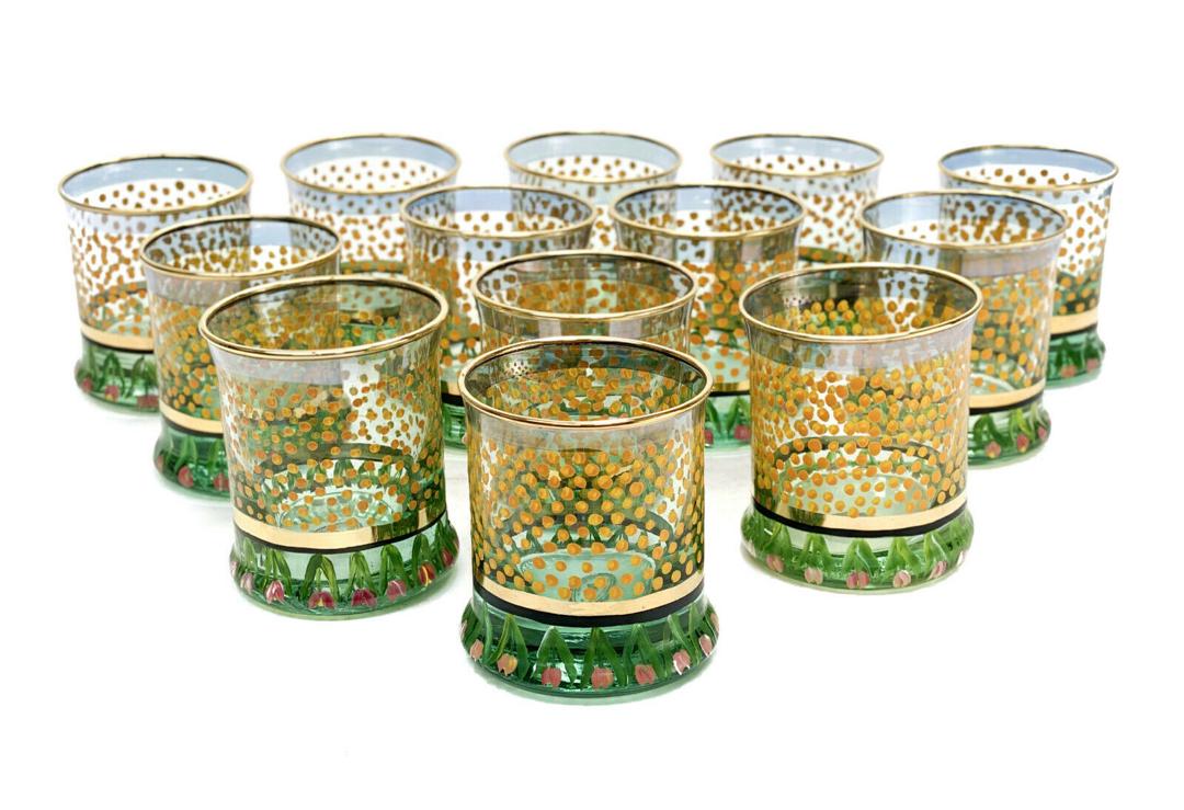 13 MacKenzie Childs Old Fashioned Goblets in Circus (1 of 3)