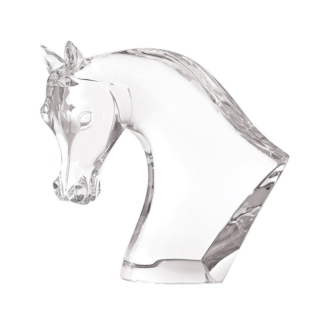 Marc Lalique Crystal Glass Horse Head Tete de Cheval (1 of 5)