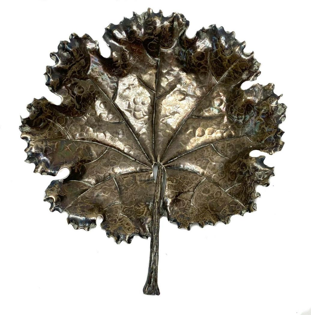 Federico Buccelletti Sterling Silver Leaf Dish (1 of 5)