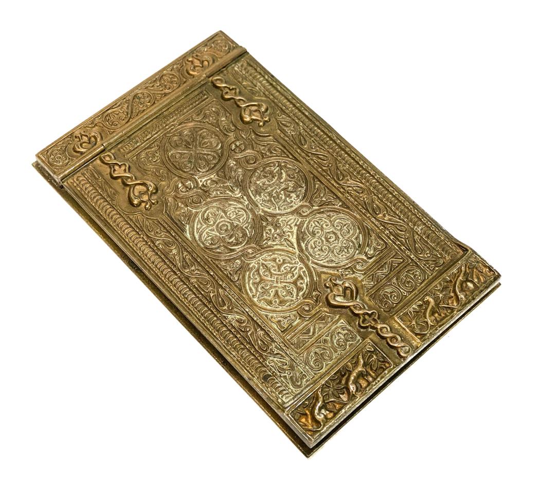 Tiffany Studios Bronze Note Pad Holder Venetian #1691 (1 of 5)