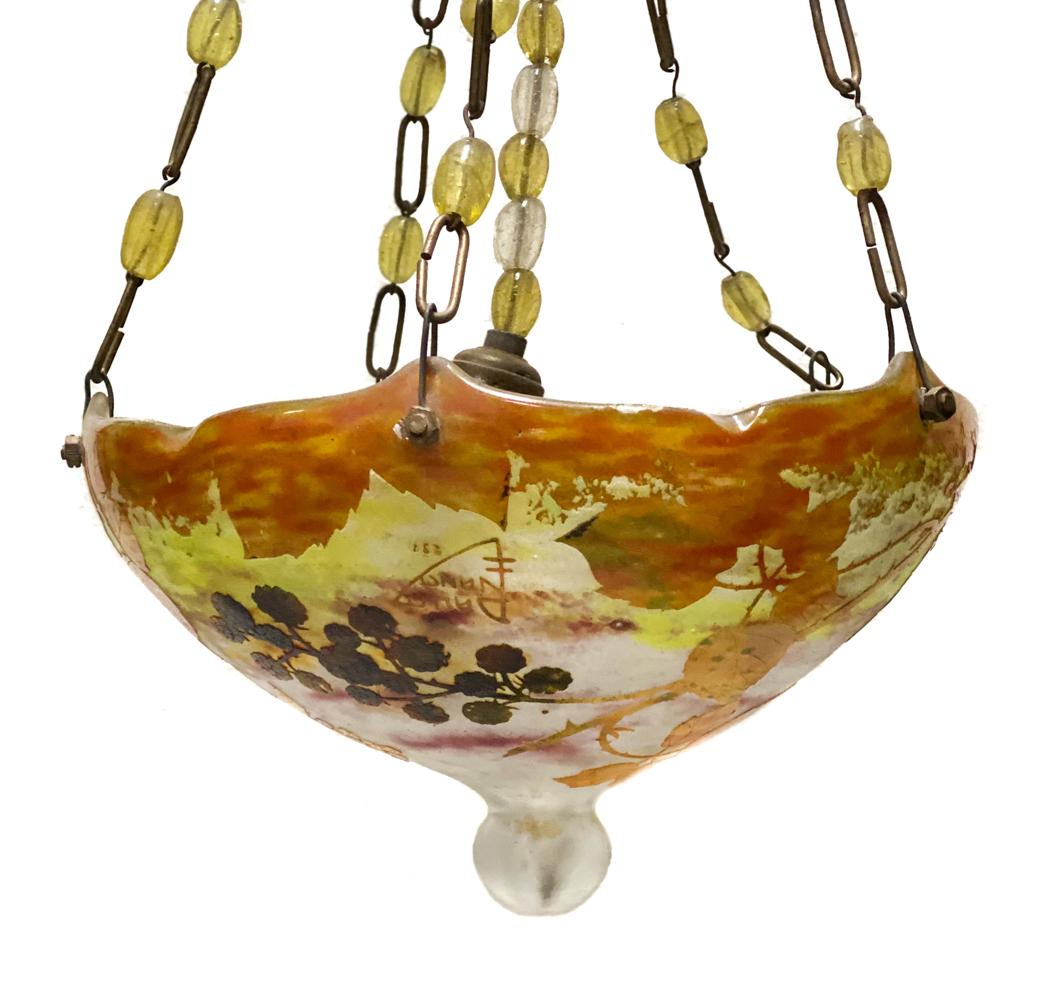 Daum Nancy Glass Chandelier (1 of 6)