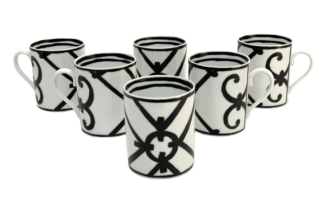 6 Hermes  Balcon du Guadalquivir Black Mugs (1 of 7)