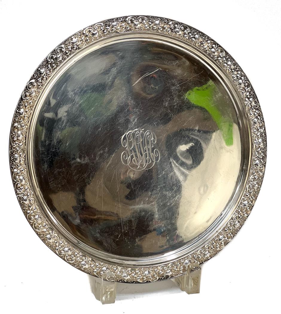 Tiffany & Co. Sterling Silver  Round Tray (1 of 7)