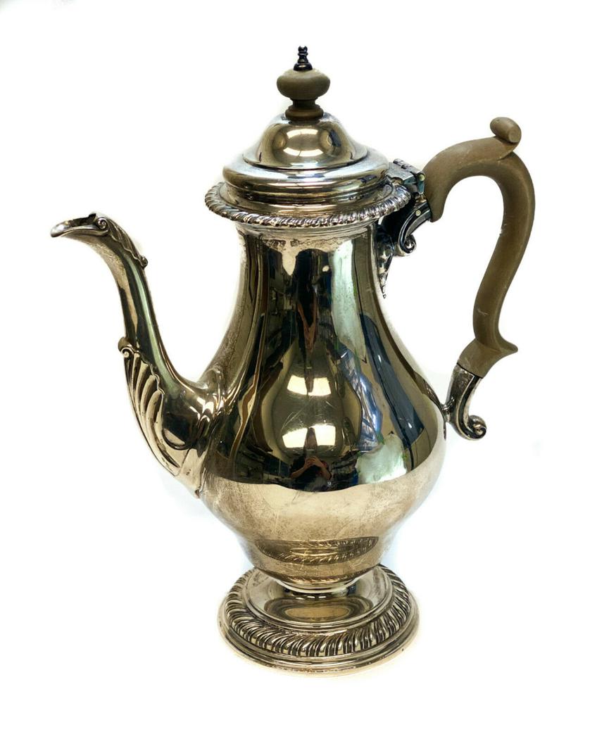 Cohen & Charles Sterling Silver Tea Coffee Pot, 1960 (1 of 4)