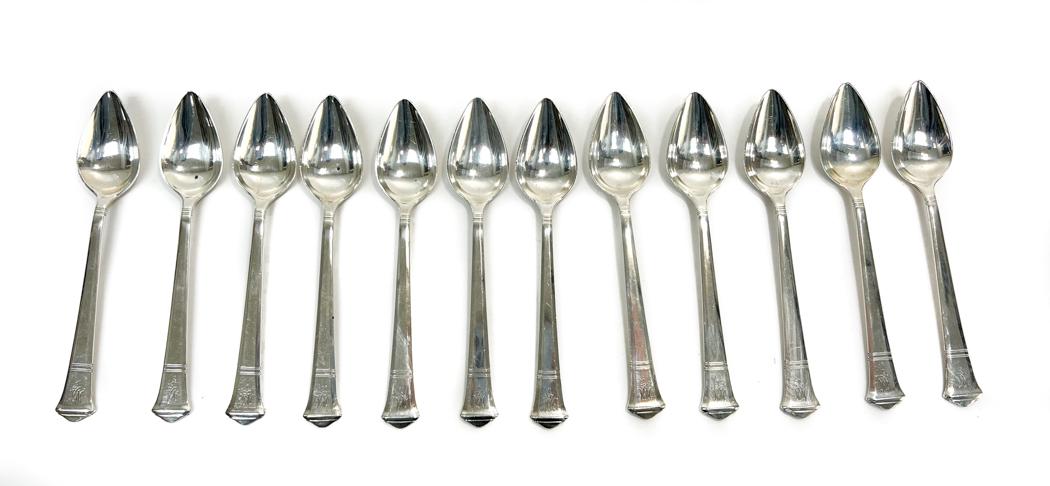 12 Tiffany & Co. Sterling Silver Fruit Spoons (1 of 6)