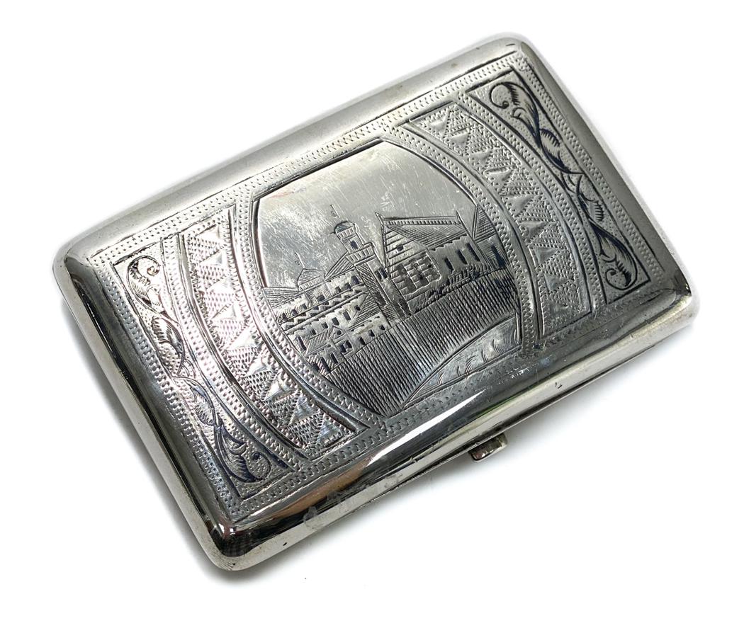Russian 84 Silver Andrej Postnikov Cigarette Case (1 of 6)