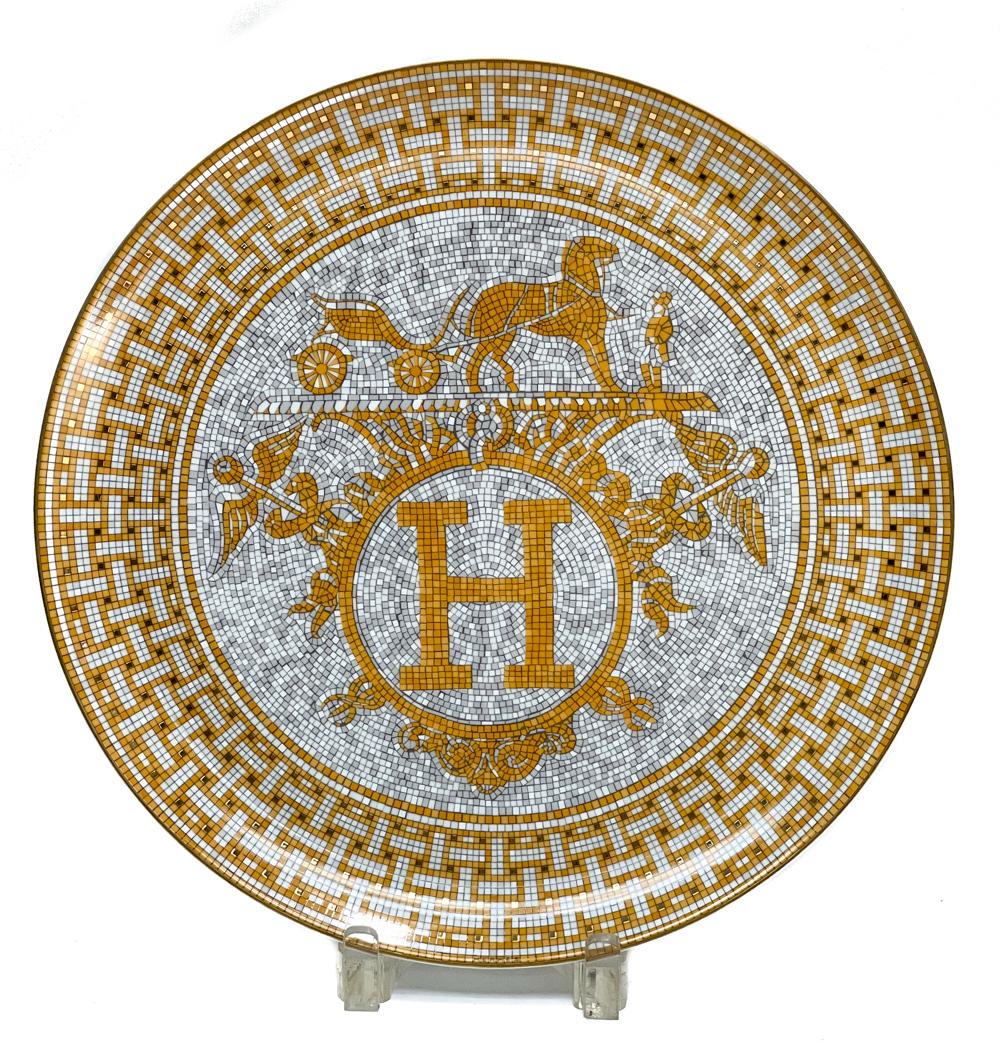Hermes France Tart Platter in Mosaique Au 24 (1 of 6)