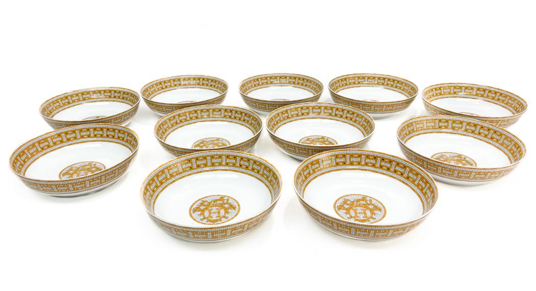 11 Hermes France Ceral Bowls in Mosaique  Au 24 (1 of 5)