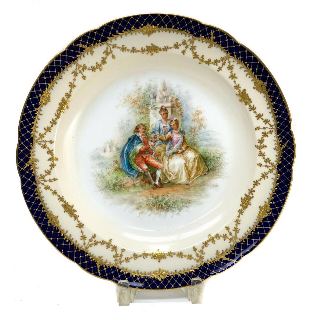 Dresden Ambrosius Lamm Porcelain Charger (1 of 6)