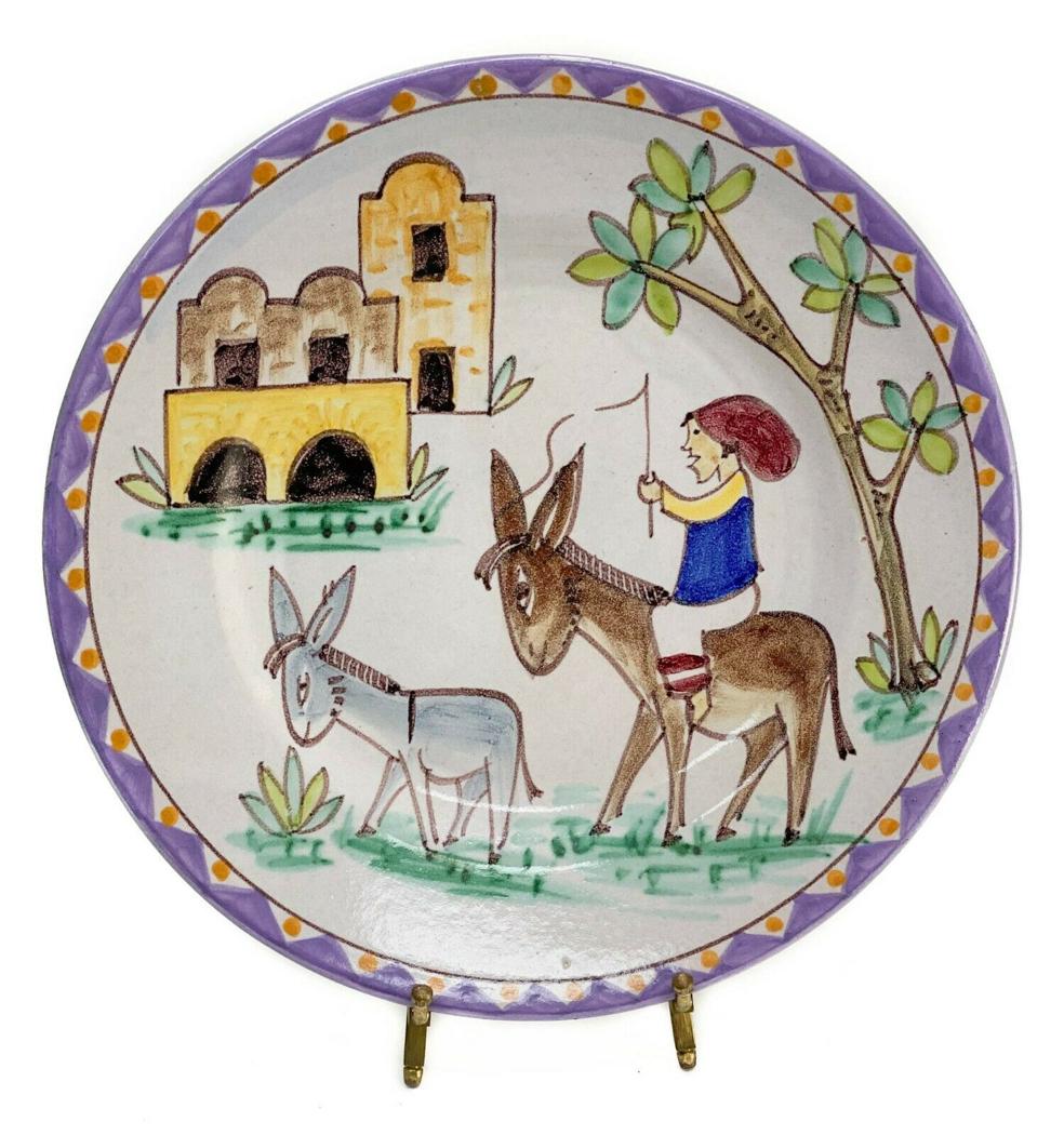 V. Pinto Vietri Italy Ceramic Plate Charger  Majolica (1 of 4)
