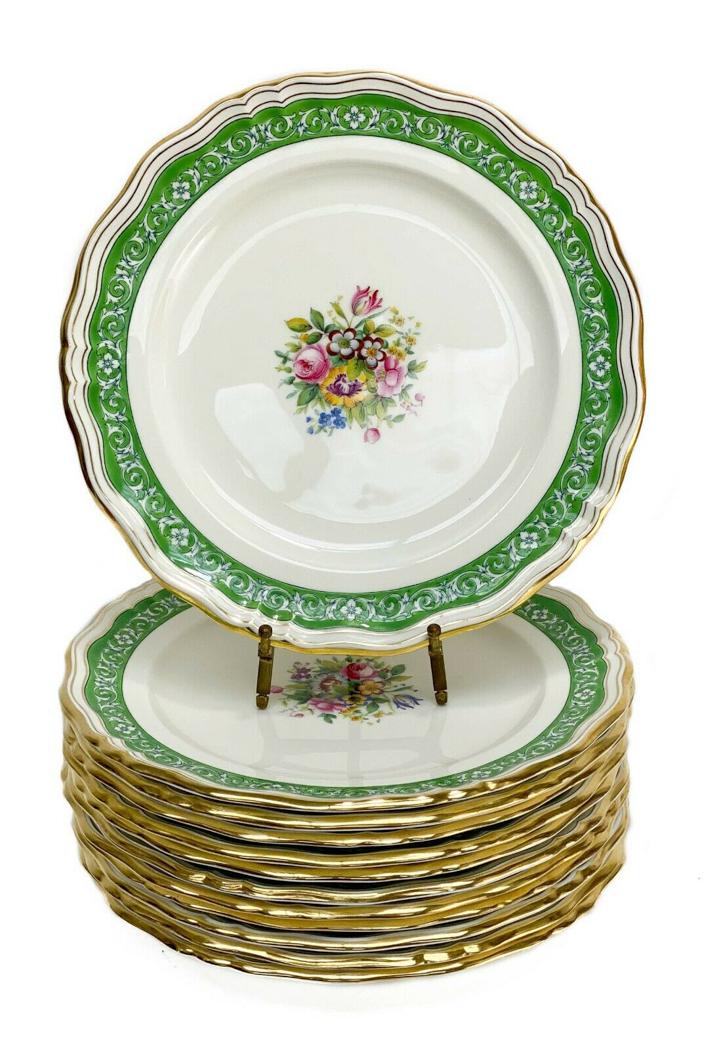 12 Minton England for Tiffany & Co.  Dinner Plates (1 of 4)
