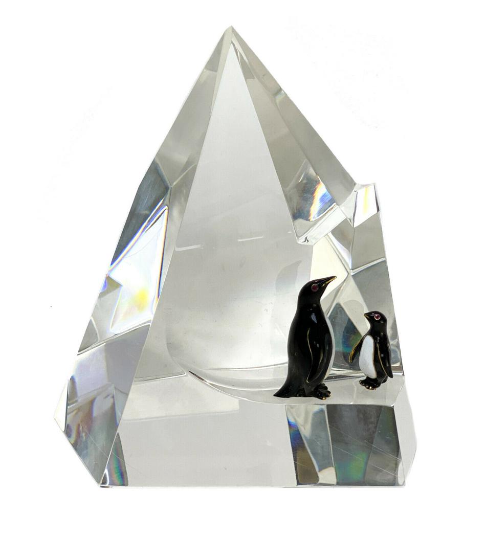 Steuben - Penguin Floe -by George Thompson, 1970 (1 of 7)